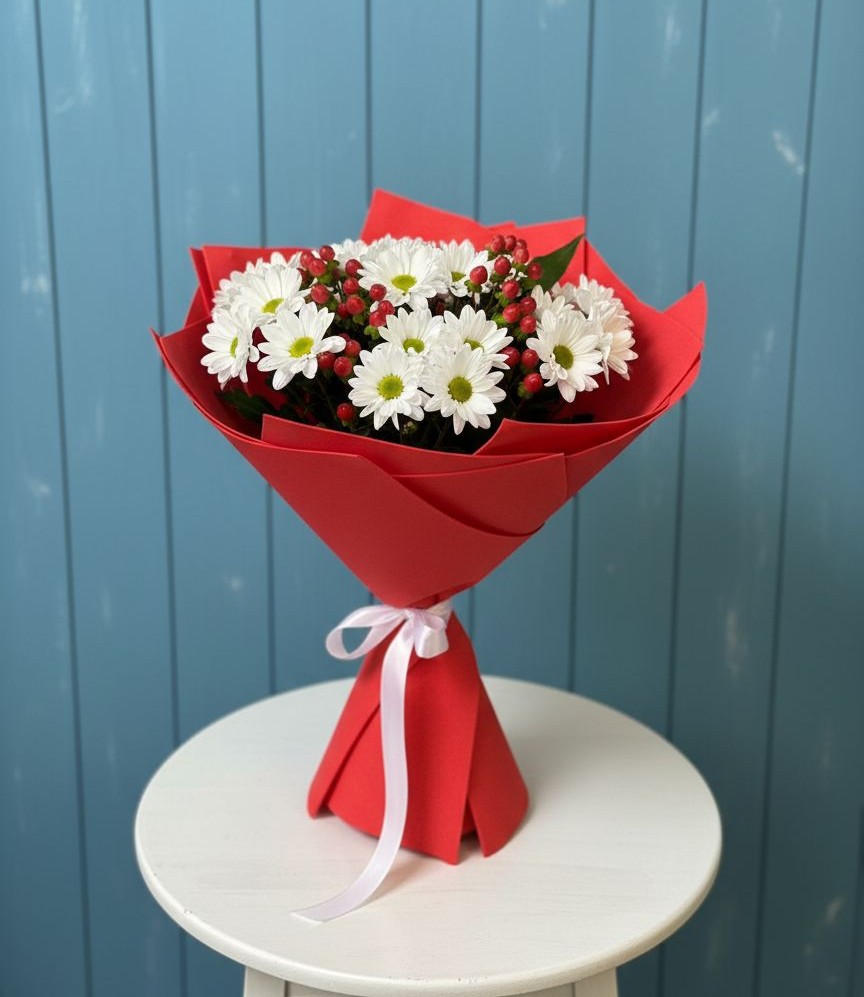 Букет цветов из: Хризантемы в Дрожжино