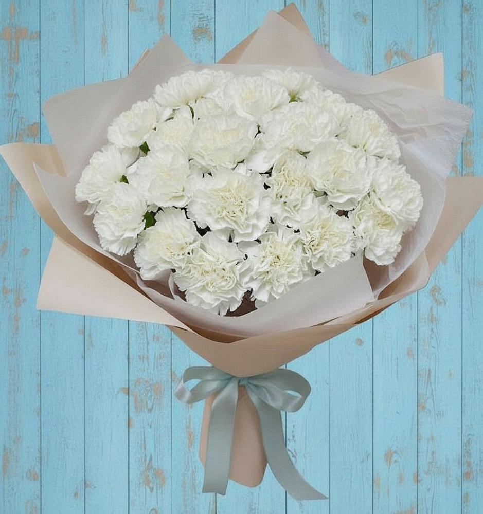 Букет цветов из: Гвоздики в Дрожжино