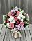 Букет цветов из: Альстромерии, Гвоздики, Розы и Хризантемы в Дрожжино