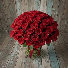 Букет 55 Красных роз Фридом #REPLACE_PRED# Дрожжино