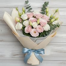 Букет цветов из:  Лизиантусы #REPLACE_PRED# Дрожжино