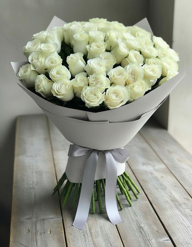 Букет 35 Белых роз в Дрожжино