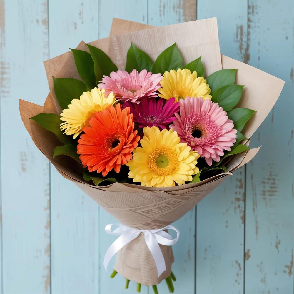 Букет цветов из: Герберы в Дрожжино