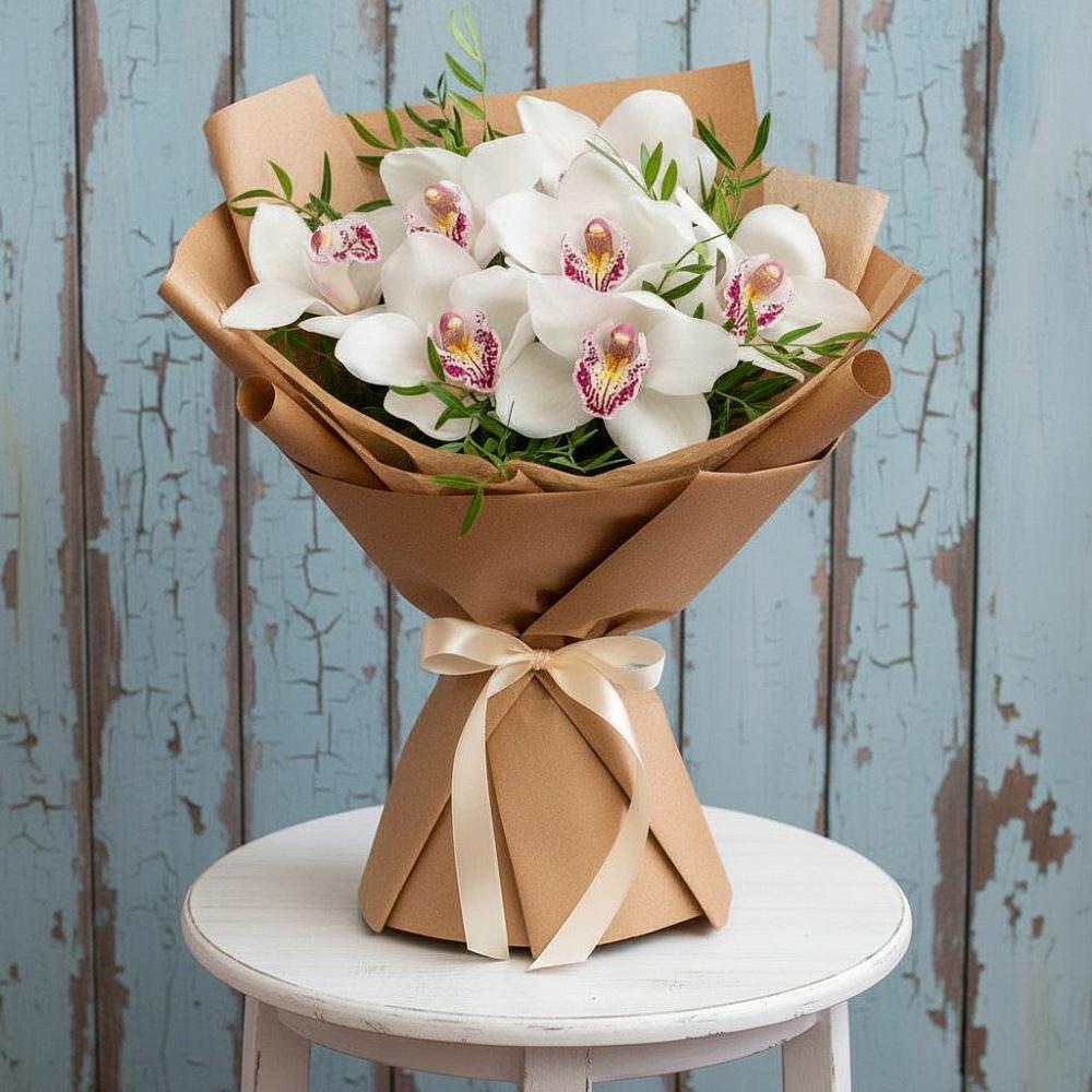 Букет цветов из: Орхидеи и Розы в Дрожжино