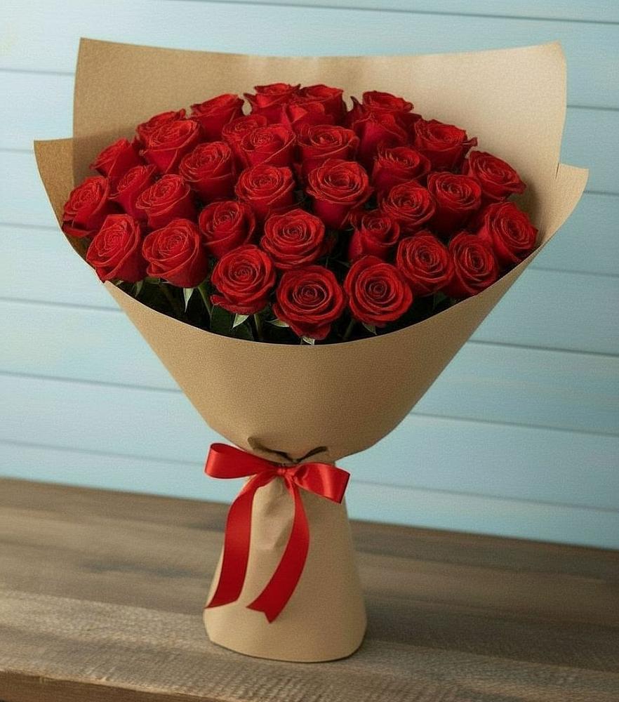 Букет Красные розы Милано в Дрожжино