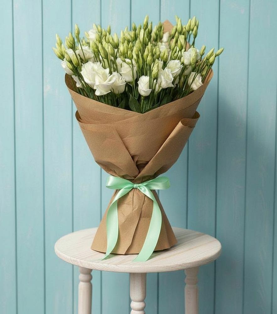 Букет цветов из: Лизиантусы в Дрожжино