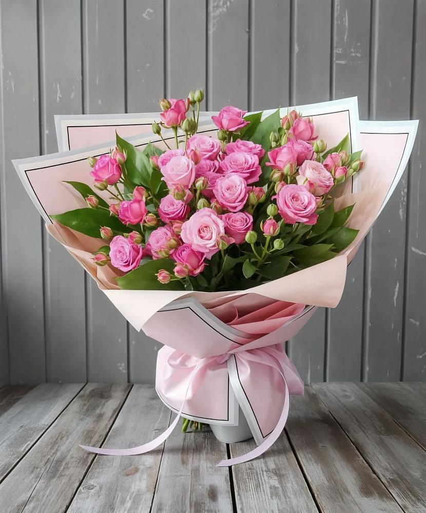 Букет Розовый кустик в Дрожжино