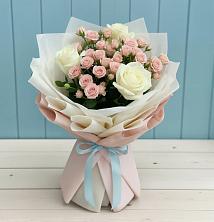 Букет цветов из:  Розы в Дрожжино