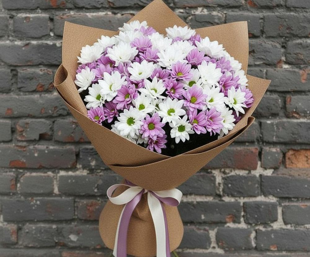 Букет цветов из: Хризантемы в Дрожжино