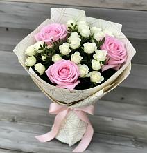 Букет цветов из:  Розы в Дрожжино