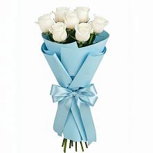 Букет 7 белых роз Проуд #REPLACE_PRED# Дрожжино