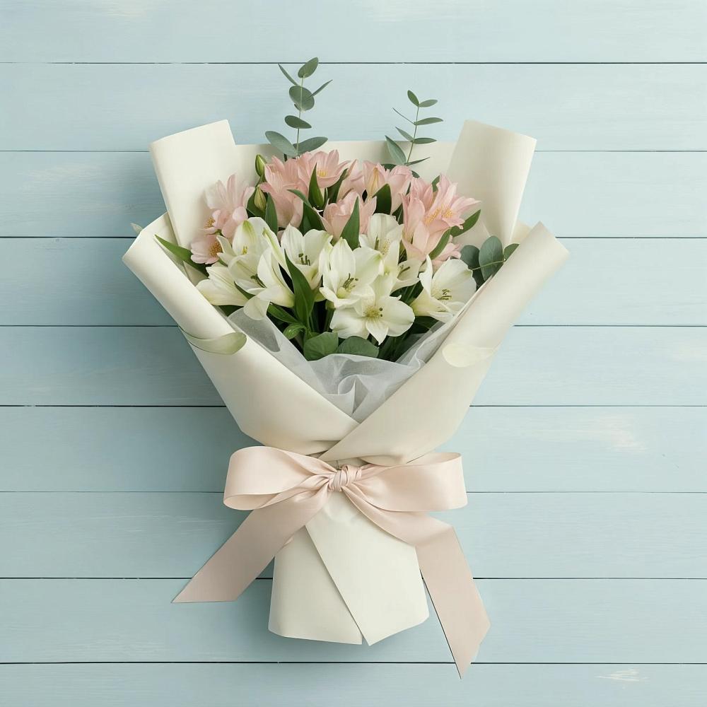 Букет цветов из: Альстромерии в Дрожжино