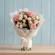 Букет цветов из:  Розы в Дрожжино