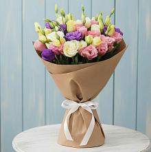 Букет цветов из:  Лизиантусы в Дрожжино