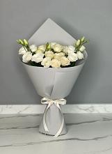 Букет цветов из:  Розы и Лизиантусы #REPLACE_PRED# Дрожжино